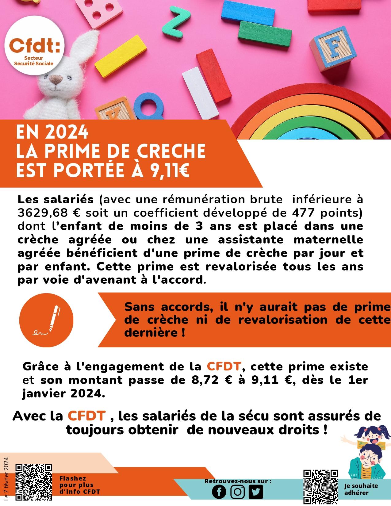 2024 revalorisation prime de creche